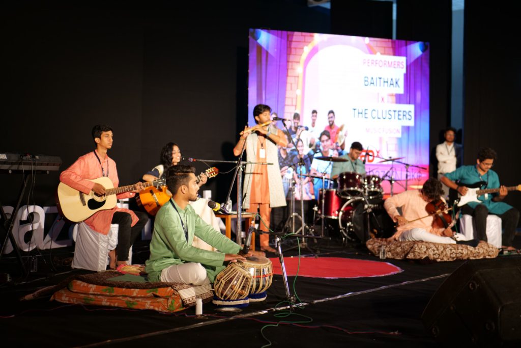 The clusters performing at TEDX