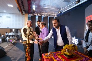 Lamp lighting at TEDx