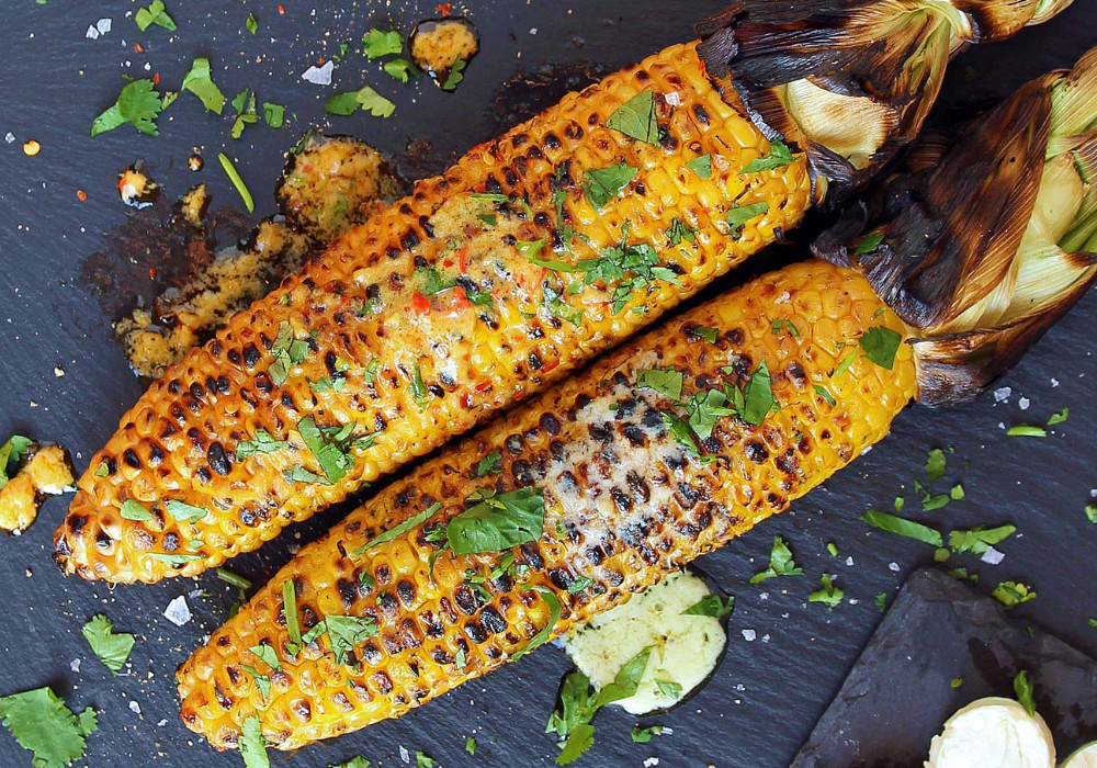Grilled Corn on the Cob: