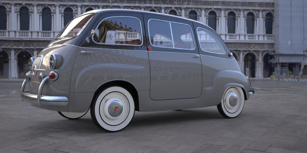 The Mini-Cars: Fiat 600 Multipla