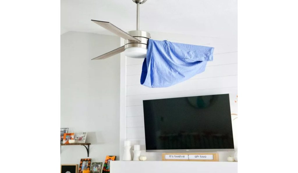 Use a Pillowcase to Clean Ceiling Fan Blades