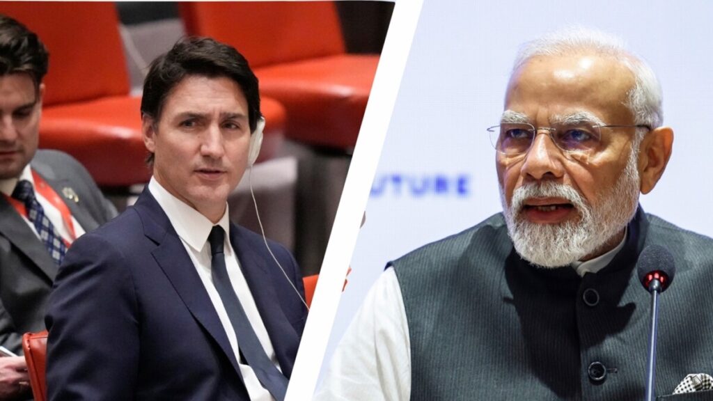 Justin Trudeau and PM Modi