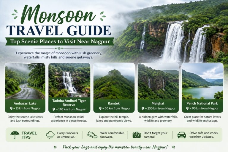 Monsoon Travel Guide: Top Scenic Places to Visit Near Nagpur